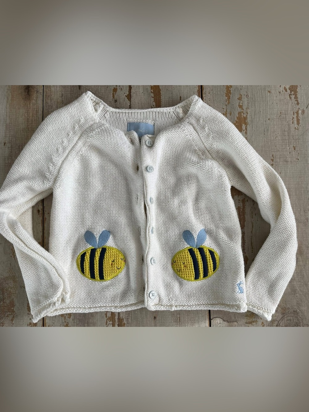 Joules bumble bee cardigan sweater - 4